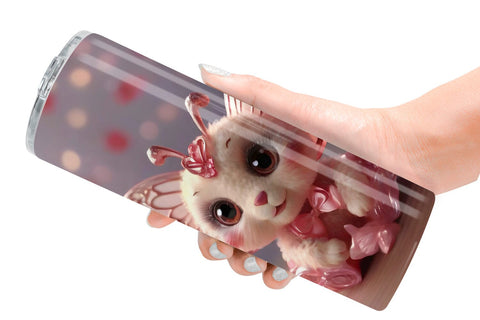 Tumbler Wrap Valentine Butterfly Sublimation artnoy 