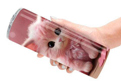Tumbler Wrap Valentine Cat Sublimation artnoy 