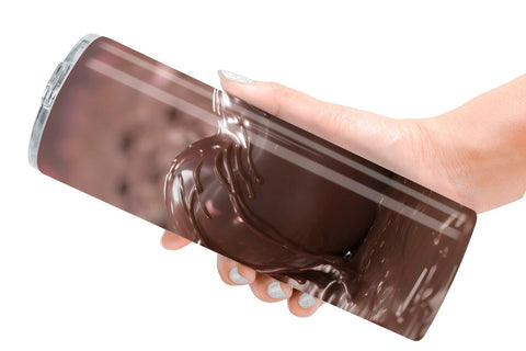 Tumbler Wrap Valentine Chocolate Heart Sublimation artnoy 