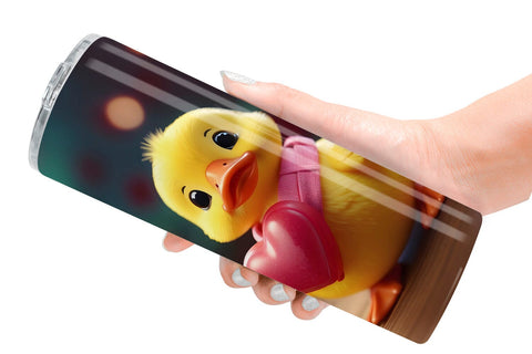 Tumbler Wrap Valentine Duck Sublimation artnoy 