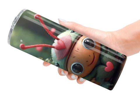 Tumbler Wrap Valentine Forest Beetle Sublimation artnoy 