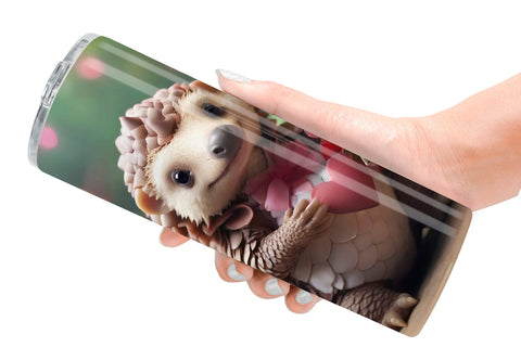 Tumbler Wrap Valentine Pangolin Sublimation artnoy 
