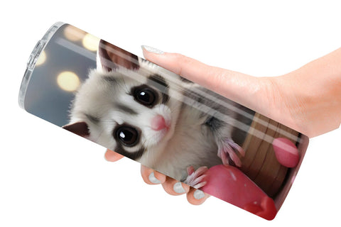 Tumbler Wrap Valentine Sugar Glider Sublimation artnoy 