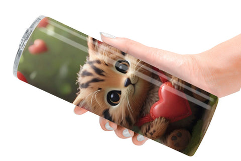 Tumbler Wrap Valentine Wildcat Sublimation artnoy 
