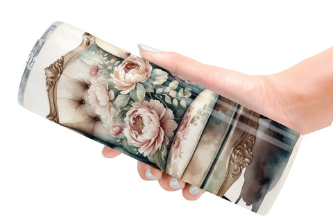 Tumbler Wrap Velvet Chair Sublimation artnoy 