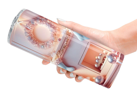 Tumbler Wrap Whimsical Christmas Scene Sublimation artnoy 