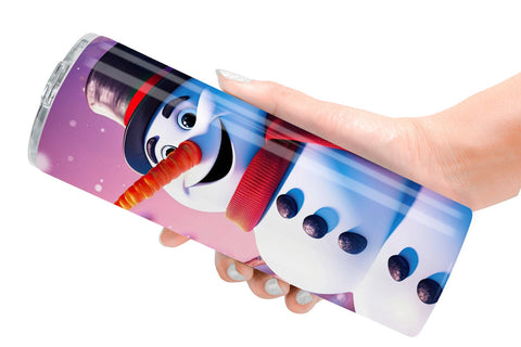 Tumbler Wrap Winter Snowman Sublimation artnoy 
