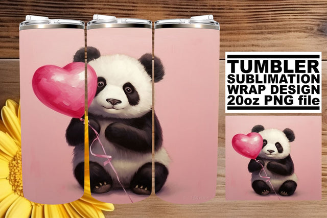 Tumbler Wrap with Love Animals Art Sublimation afrosvg 