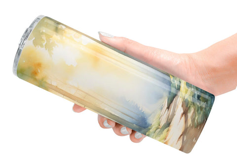 Tumbler Wrap Woodland Watercolor Sublimation artnoy 