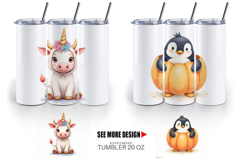 Tumbler Wrong Costume Baby Animals Sublimation artnoy 