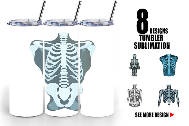 Tumbler X-Ray Scan Sublimation artnoy 