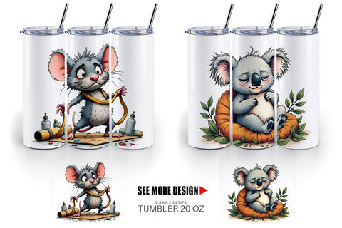 Tumbler Yoga Grumps Sublimation artnoy 