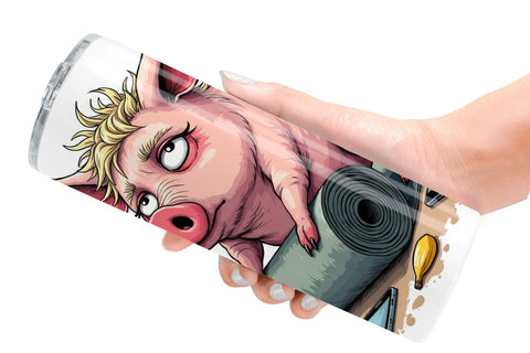 Tumbler Yoga Grumps Sublimation artnoy 