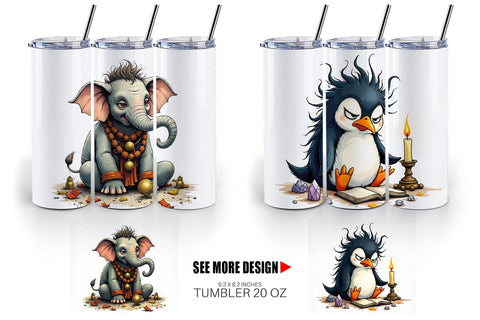 Tumbler Zen Fail Critters Sublimation artnoy 