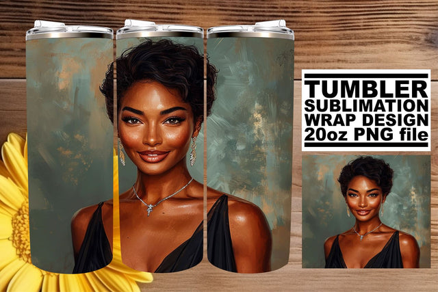 Tumblers That Inspire - African American Art Sublimation afrosvg 