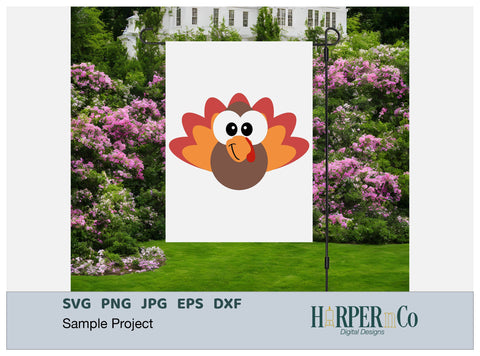 Turkey Big Eye SVG PNG Cut EPS File SVG HarperNCo 