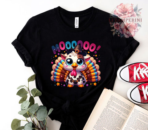 Turkey Bowl, Funny Thanksgiving, Thanksgiving Decor, Turkey PNG, Moo Bowl, Digital Download, Sublimation Art, Thanksgiving Gift Sublimation Li Zamperini 