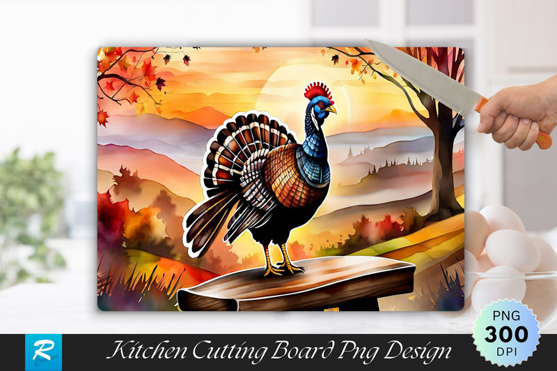 Turkey Cutting Board Sublimation Regulrcrative 