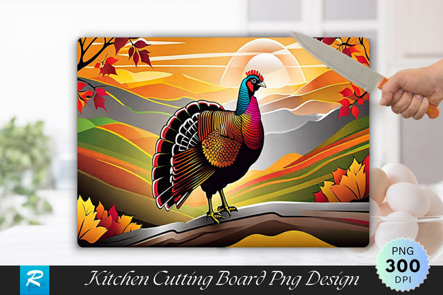 Turkey Cutting Board Sublimation Regulrcrative 