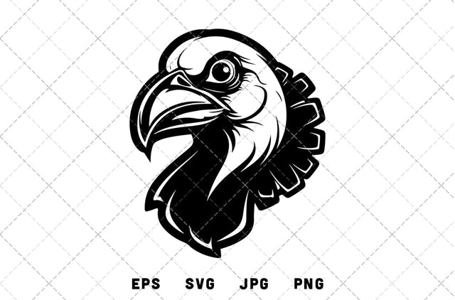 Turkey Mascot Graphics - JPG, SVG, PNG, EPS - Digital Download with Commercial License for Cricut, Silhouette, Scan N Cut Crafting SVG Loveleen Kaur 
