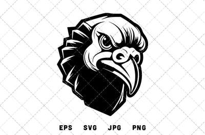 Turkey Mascot Graphics - JPG, SVG, PNG, EPS - Digital Download with Commercial License for Cricut, Silhouette, Scan N Cut Crafting SVG Loveleen Kaur 