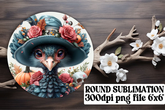 Turkey Round Design Fall Sublimation PNG Sublimation afrosvg 