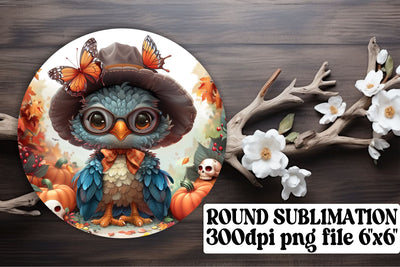 Turkey Round Design Sublimation Fall PNG Sublimation afrosvg 