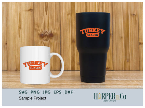 Turkey Season SVG PNG Cut EPS File SVG HarperNCo 