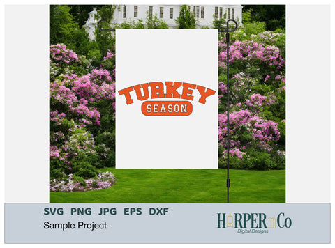 Turkey Season SVG PNG Cut EPS File SVG HarperNCo 