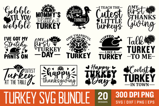 Turkey SVG Bundle SVG Designangry 