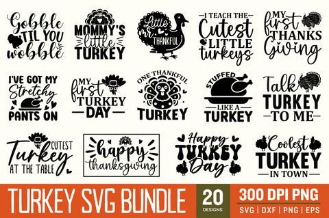 Turkey SVG Bundle SVG Designangry 