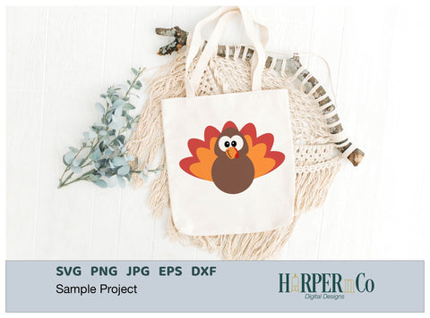 Turkey SVG PNG Cut EPS File SVG HarperNCo 