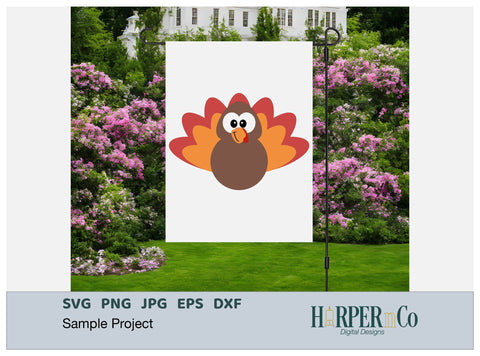 Turkey SVG PNG Cut EPS File SVG HarperNCo 