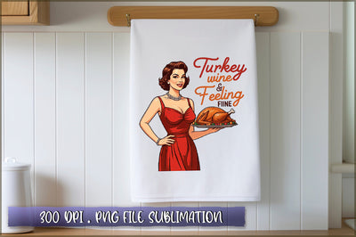 Turkey & wine feeling fine Sublimation Sublimation Shetara Begum 