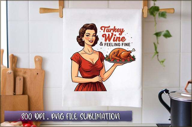 Turkey & wine feeling fine Sublimation Sublimation Shetara Begum 