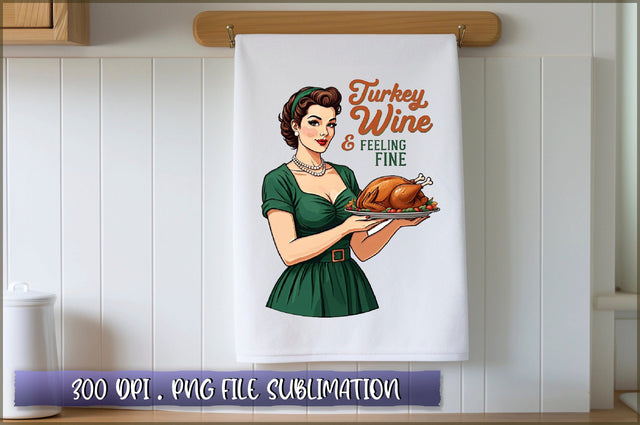 Turkey & wine feeling fine Sublimation Sublimation Shetara Begum 