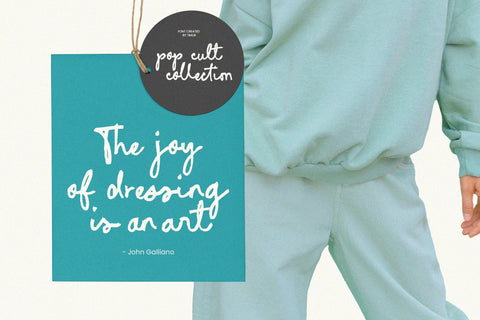 Turquoise Kimono - Handbrushed Script Font Font Timur type 