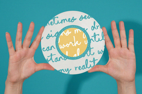 Turquoise Kimono - Handbrushed Script Font Font Timur type 