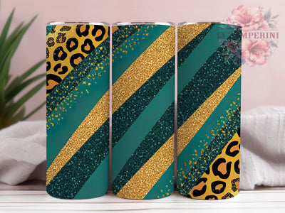 Turquoise Leopard Print Tumbler, Animal Print Tumbler, Stylish 20oz Wrap, Sublimation Design, Trendy Gift Idea, Leopard Print Wrap, Turquoise Animal Tumbler Sublimation Li Zamperini 