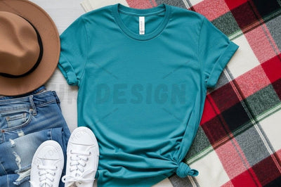 Turquoise t-shirt mockup design Mock Up Photo Designangry 