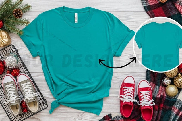 Turquoise t-shirt mockup design Mock Up Photo Designangry 