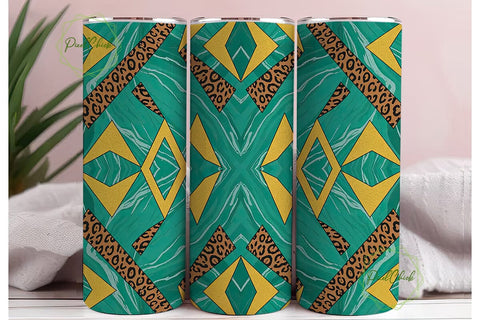 Turquoise Western Marble 20oz Tumbler Sublimation PixelChick 