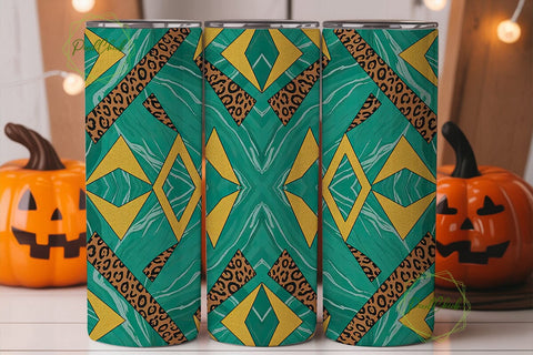 Turquoise Western Marble 20oz Tumbler Sublimation PixelChick 