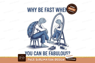 Turtle admiring self in mirror reflection shoes Sublimation Designangry 