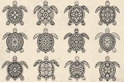 Turtle Mandala SVG Sea Turtle Zentangle Clipart SVG DesignDestine 