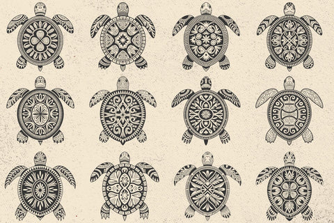 Turtle Mandala SVG Sea Turtle Zentangle Clipart SVG DesignDestine 
