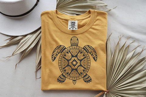 Turtle Mandala SVG Sea Turtle Zentangle Clipart SVG DesignDestine 
