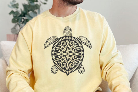 Turtle Mandala SVG Sea Turtle Zentangle Clipart SVG DesignDestine 