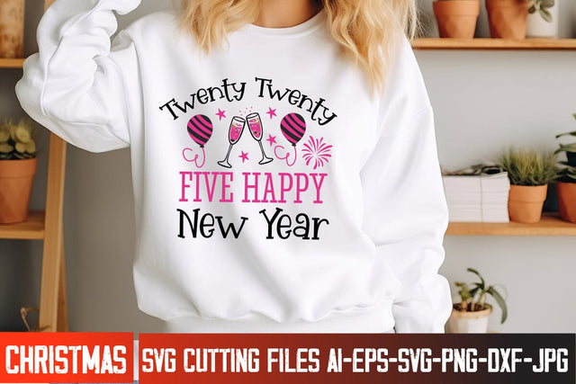 Twenty Twenty Five Happy New Year SVG Design,Happy New Year SVG Design,New year SVG 2025,New Year 2025 SVG Cut File,New Year SVG Bundle,New Year 2025 SVG Quotes SVG BlackCatsMedia 