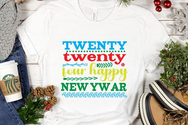 twenty twenty four happy new ywar SVG Angelina750 